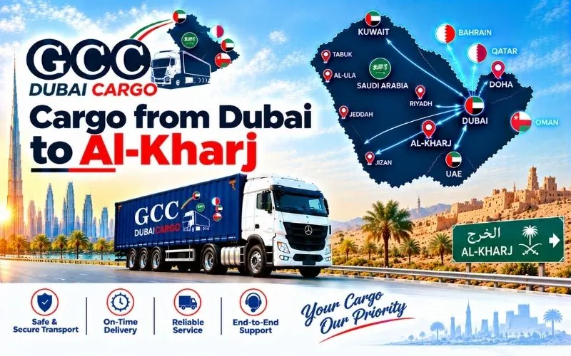 Cargo from Dubai to Al-Kharj