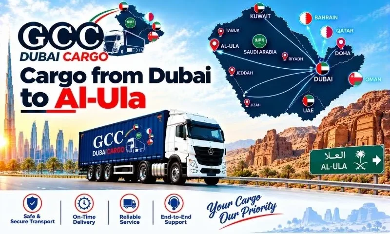 Cargo from Dubai to Al-Ula
