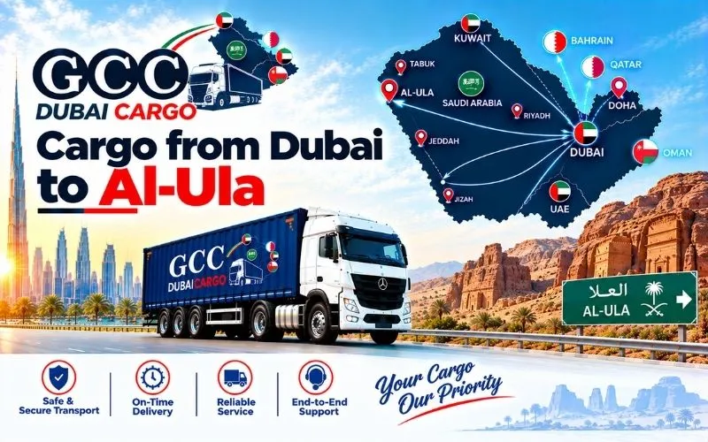 Cargo from Dubai to Al-Ula