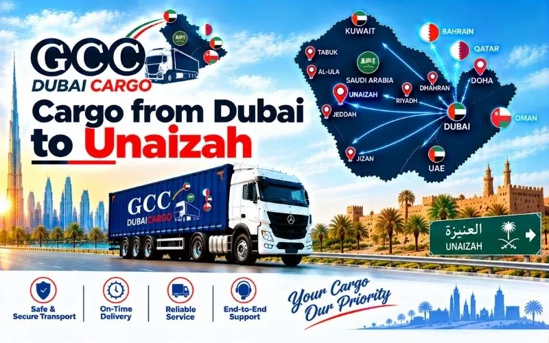 Cargo from Dubai to Unaizah