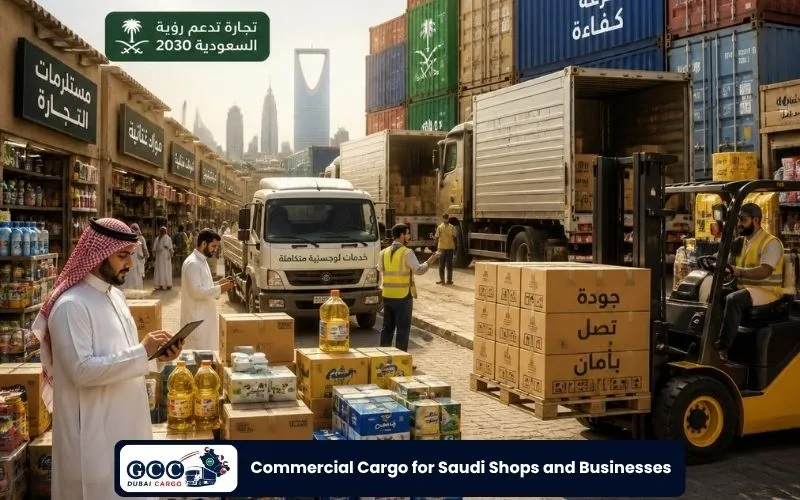 Commercial Cargo for Saudi Shops and Businesses