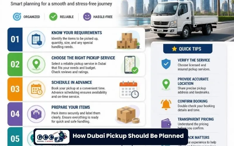 How Dubai Pickup Should Be Planned