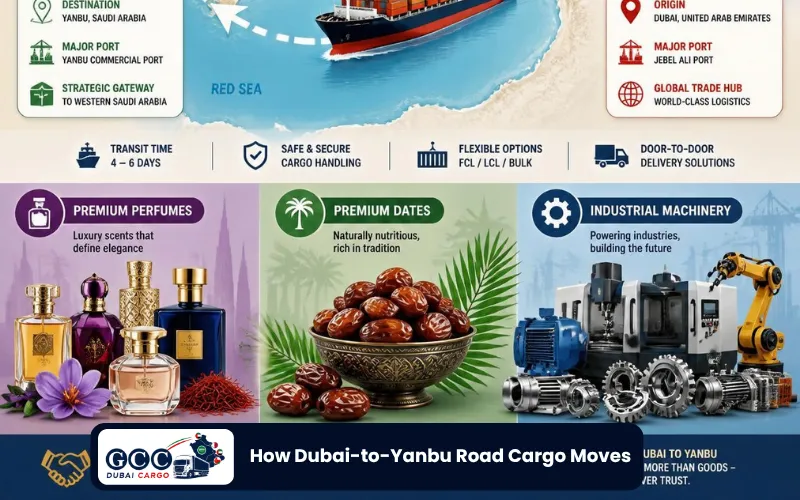 How Dubai-to-Yanbu Road Cargo Moves