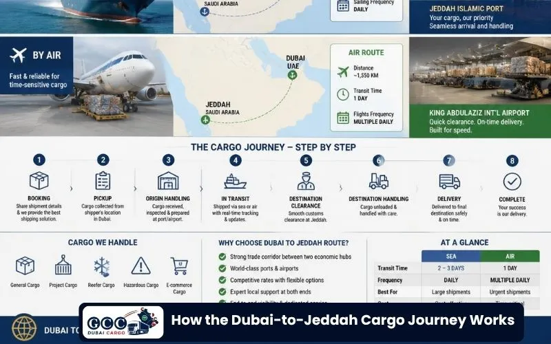 How the Dubai-to-Jeddah Cargo Journey Works