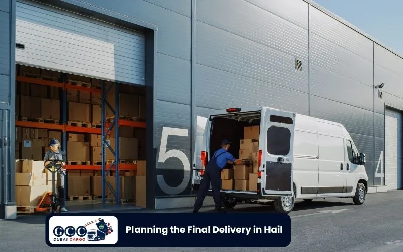 Planning the Final Delivery in Hail