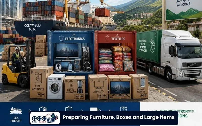 Preparing Furniture, Boxes and Large Items
