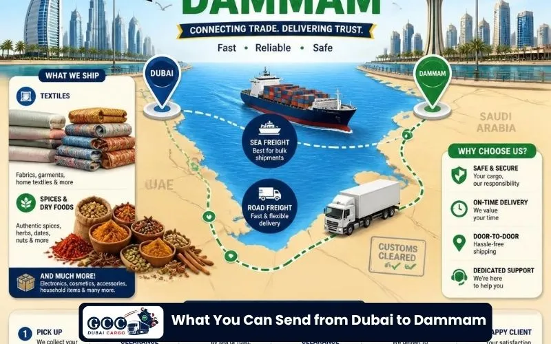 What You Can Send from Dubai to Dammam