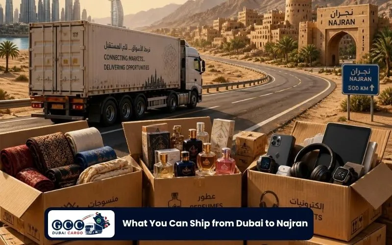 What You Can Ship from Dubai to Najran