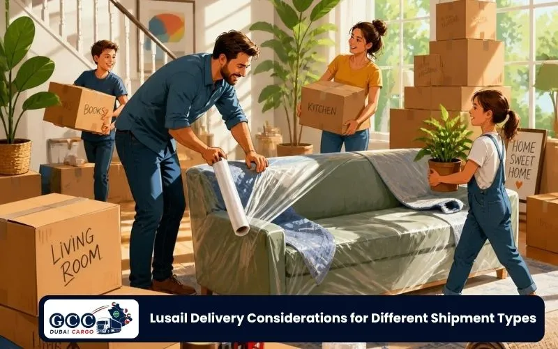 Lusail Delivery Considerations for Different Shipment Types