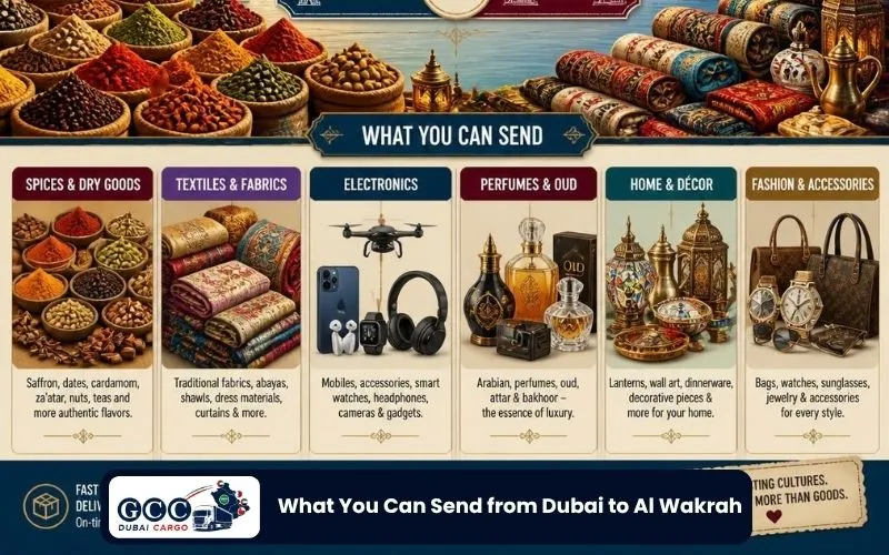 What You Can Send from Dubai to Al Wakrah